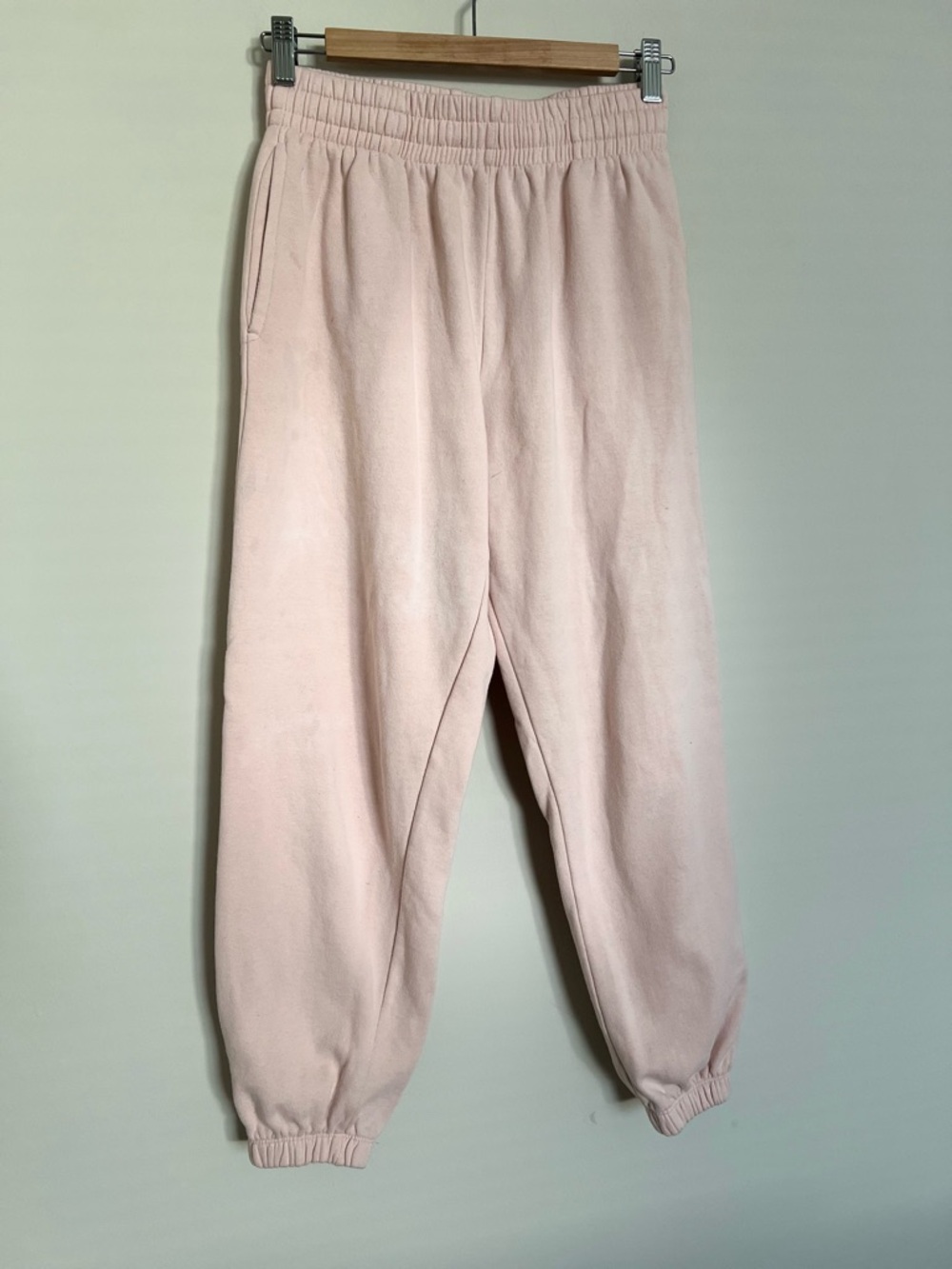 Garage Blush Pink Cozy Joggers P/S Soft Fleece Athleisure Pants - Picture 3 of 9
